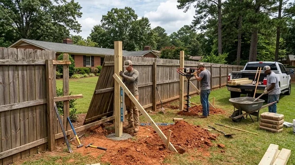Team Birmingham Fence Company in Birmingham