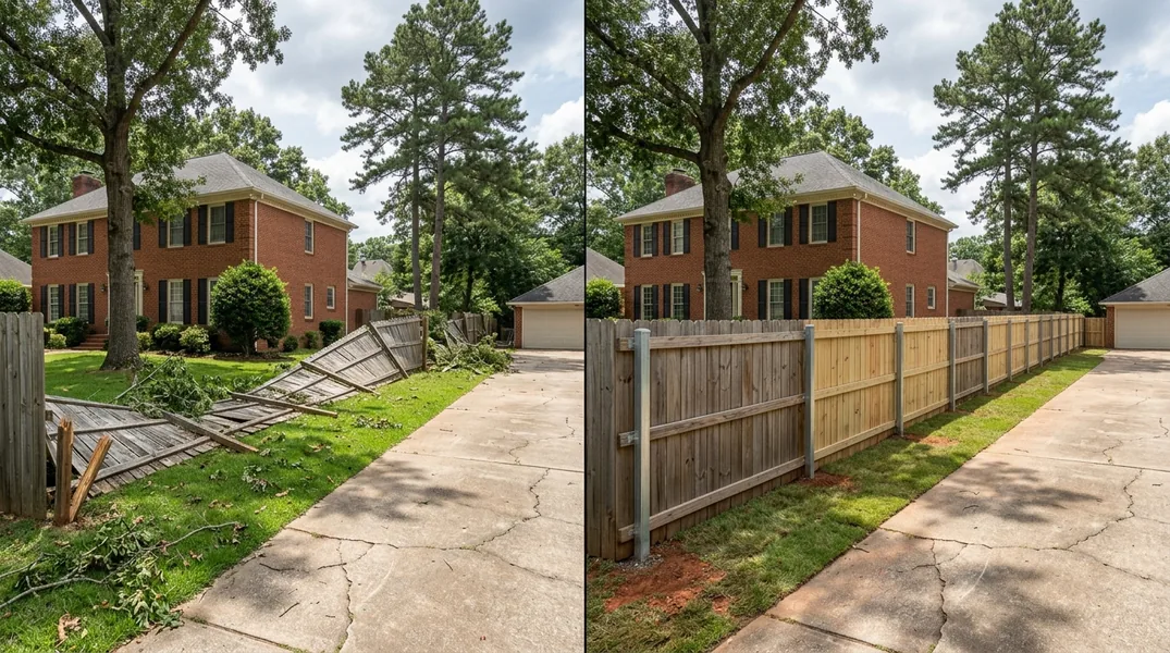 Storm Damage Fence Repair in Birmingham: Insurance Claims, Timelines and What to Do First